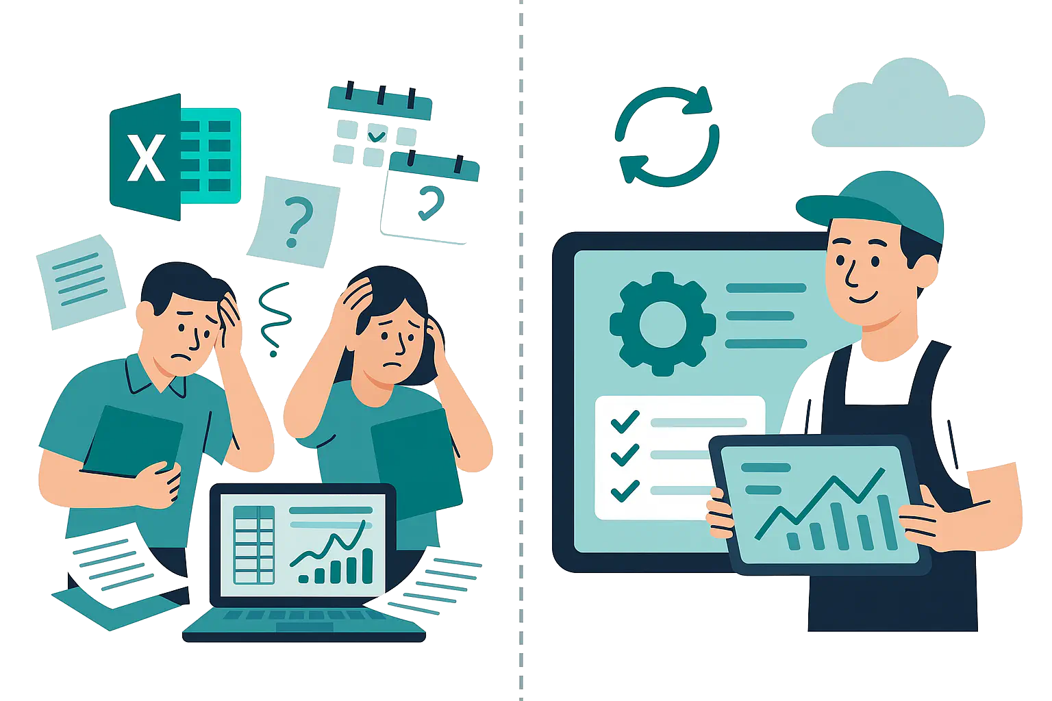 excel bakım takip programı