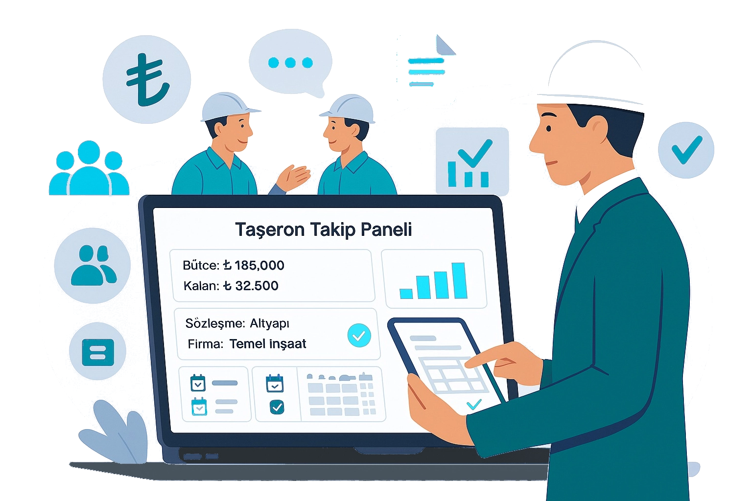 taseron takip programı ile taseron yonetimi