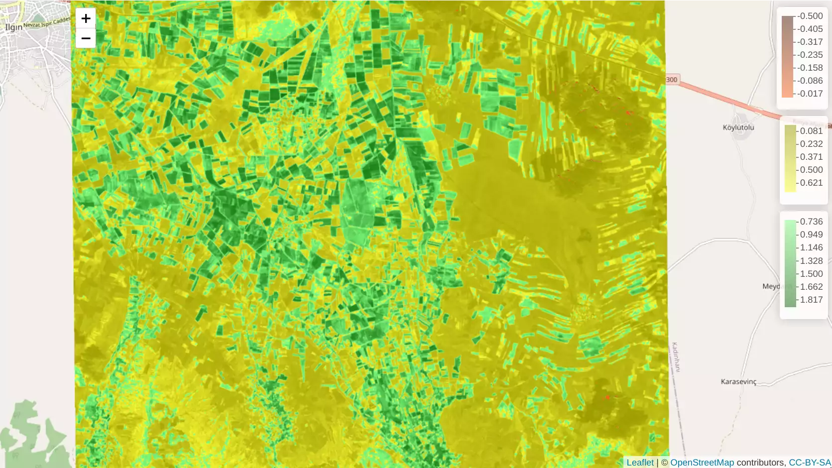 smart agriculture satellite view